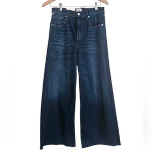 Citizens Of Humanity Lyra High Waist Crop Wide Leg Jeans In Lotus, Size 26 NWT